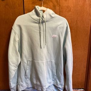 Light blue Nike Sportswear Club Fleece Hoodie